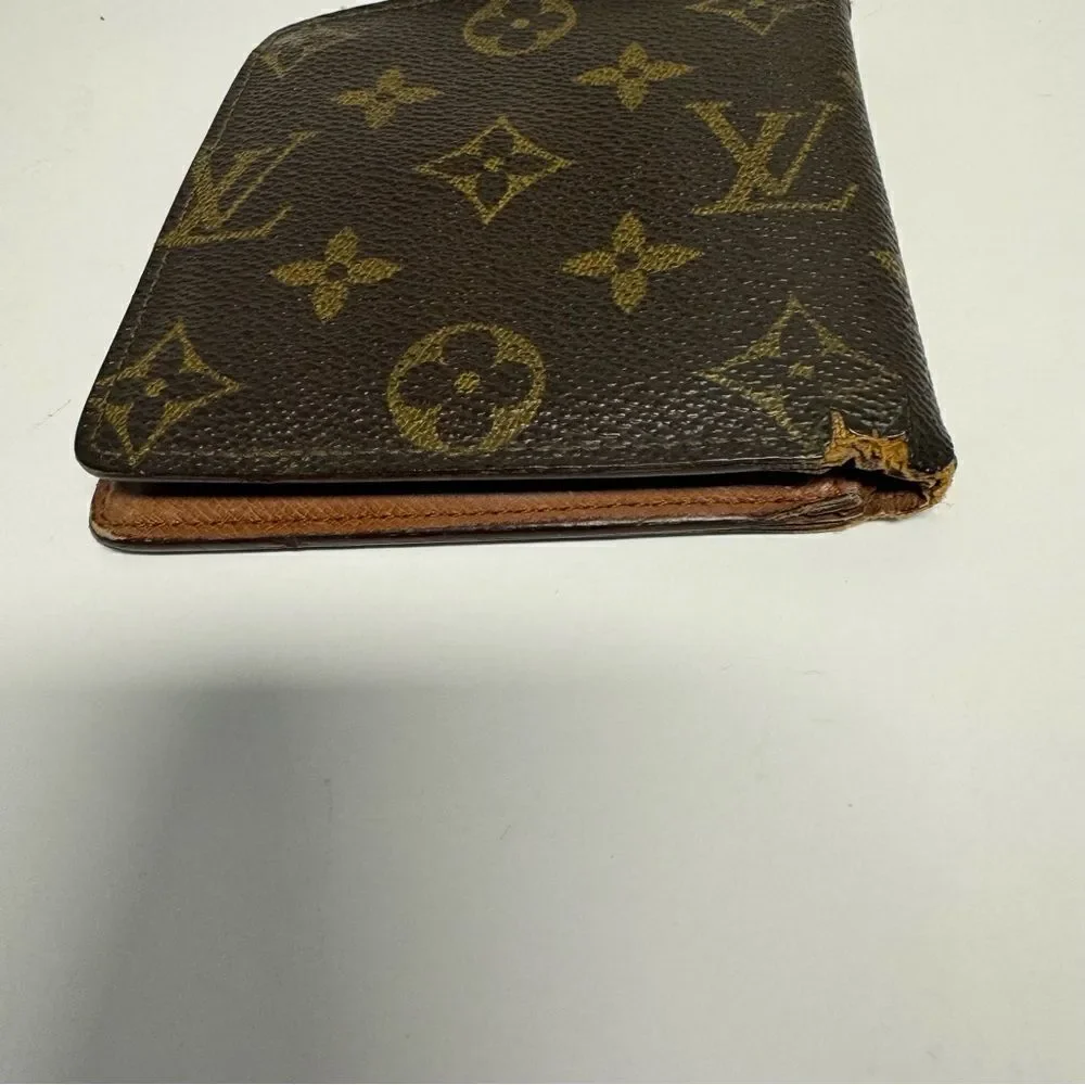 LV Louis Vuitton Monogram Bi-Fold Portefeuille Marco Men’s Wallet CA1903